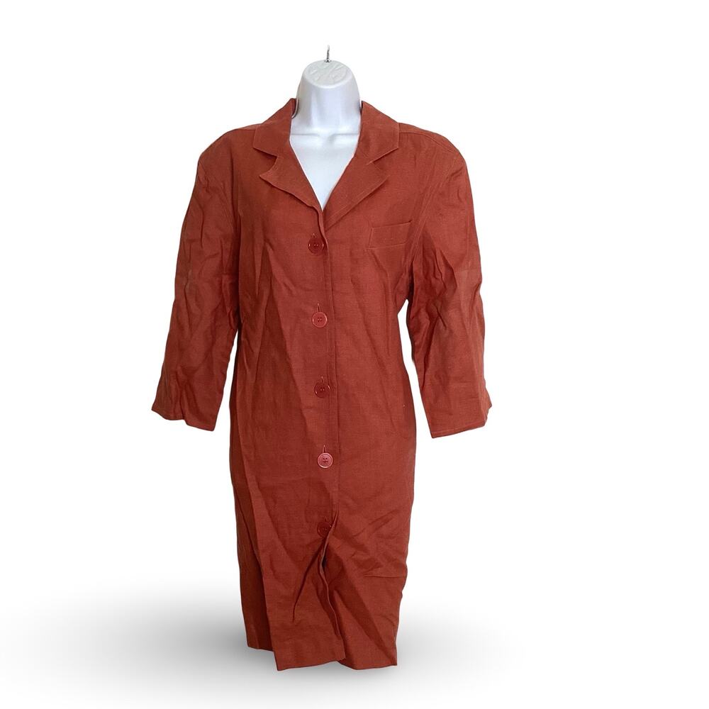 Spiegel Lined Linen Coat
